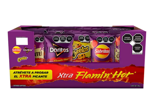 Sabritas Papas Surtidas Flaming Hot 708 grs - KOZ