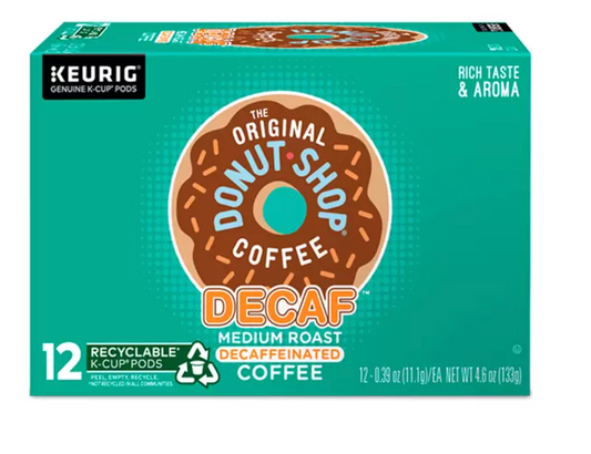 Keurig, Original Donut Shop Decaf, 72 cápsulas K-Cup - .