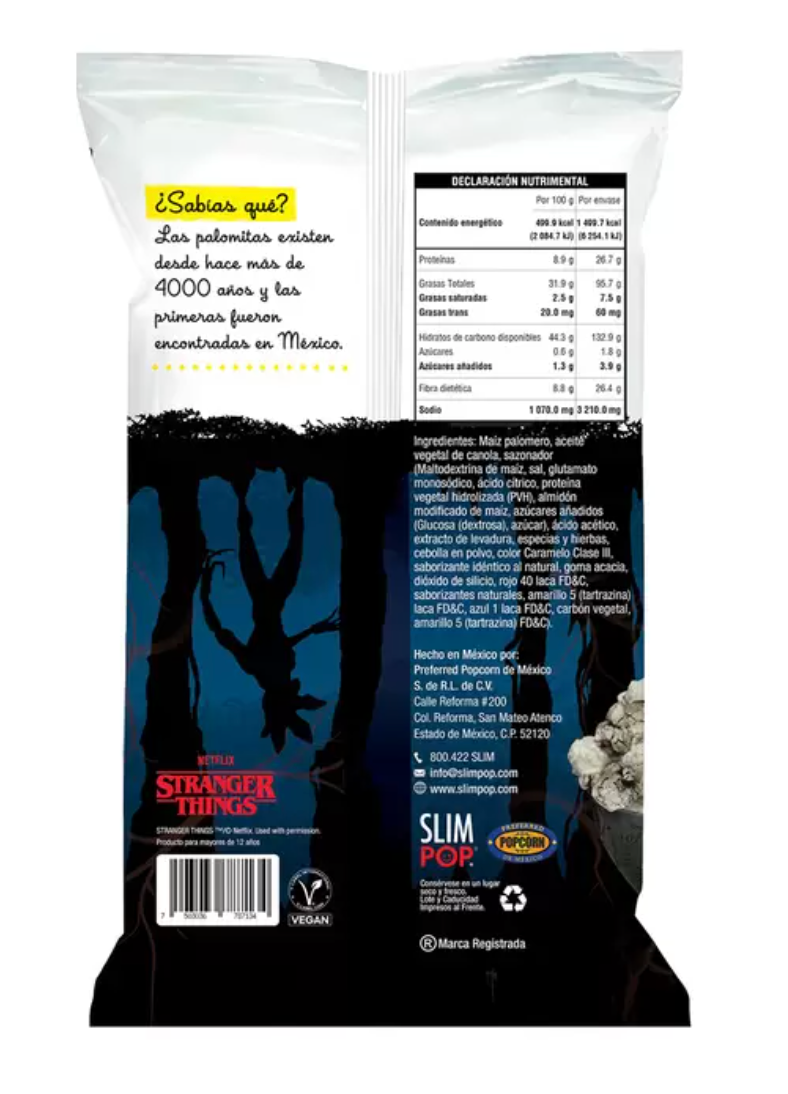 Slim Pop Palomitas de Maíz Sabor Salsas Negras 300 grs - KOZ