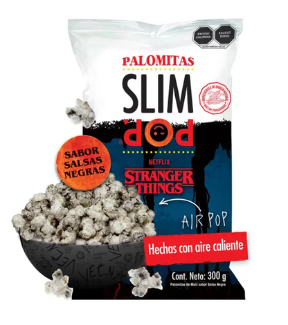 Slim Pop Palomitas de Maíz Sabor Salsas Negras 300 grs - .