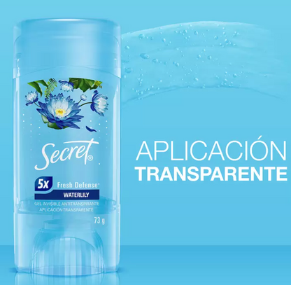Secret Waterlily Antitranspirante 4 piezas de 73 grs  - KOZ