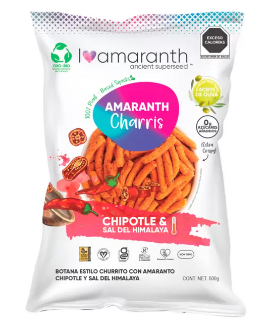 I Amaranth Churritos de Amaranto Chipotle 500 grs - KOZ