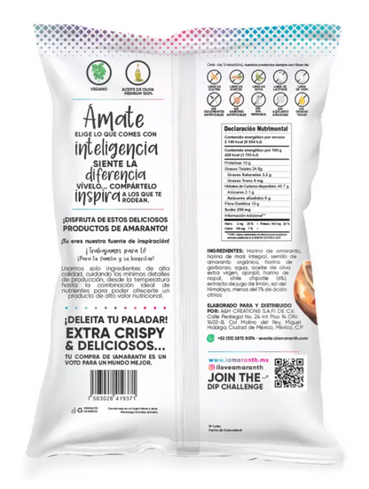 I Amaranth Churritos de Amaranto Chipotle 500 grs - KOZ
