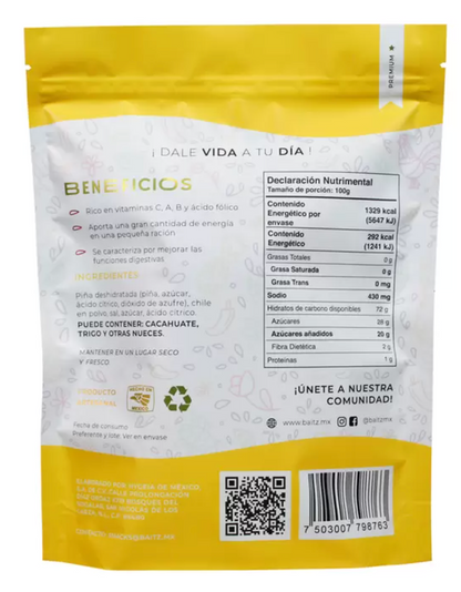 Baitz Piña Enchilada 455 grs - .