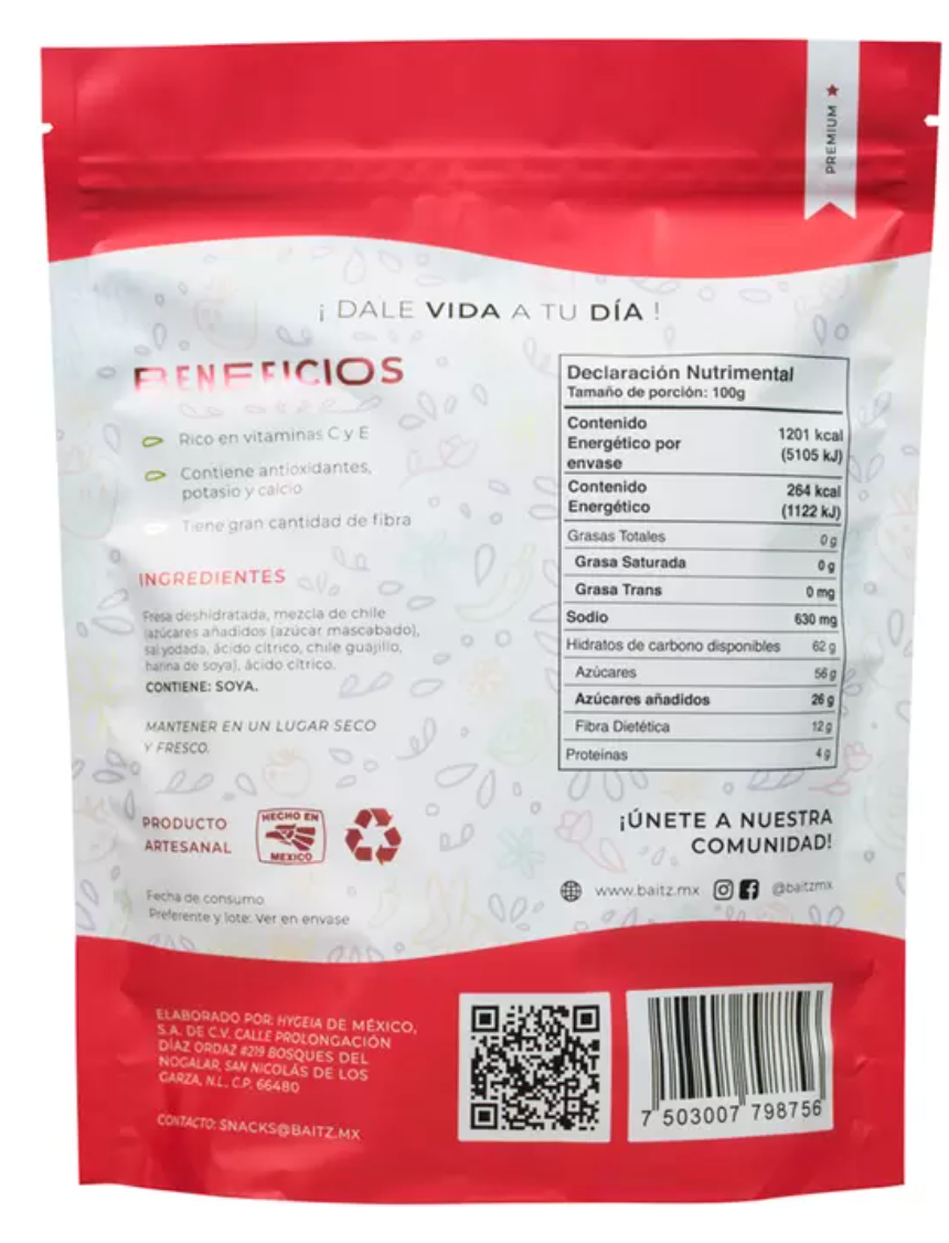 Baitz Fresa Enchilada 455 grs - KOZ