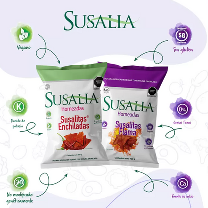 Susalia Surtido de Botanas Saludables 20 pzas de 50 grs - KOZ