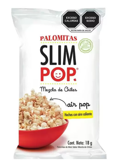 Slim Pop Palomitas Surtidas 20 pzas de 18 g y 4 pzas de 25 grs