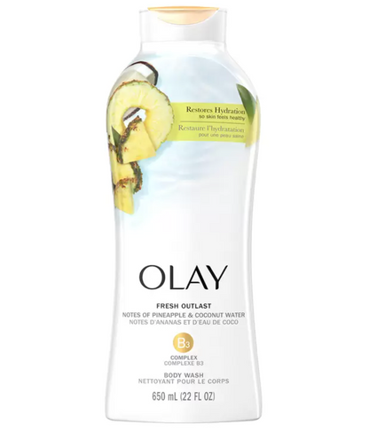 Olay Jabón Líquido Corporal Fresh Outlast 3 piezas de 650 ml - .