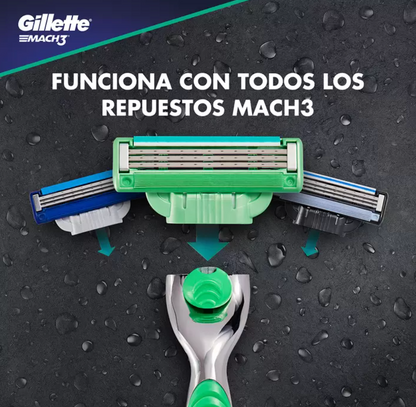 Gillette Repuestos Para Afeitar Mach3 Sensitive 20 piezas - .