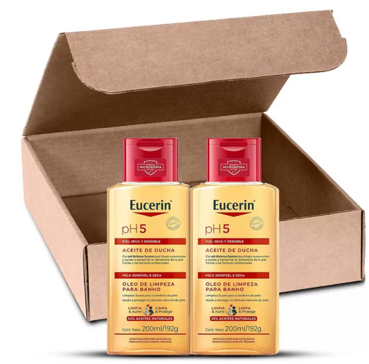 Eucerin Aceite de Ducha pH5 2 piezas de 200 ml - KOZ