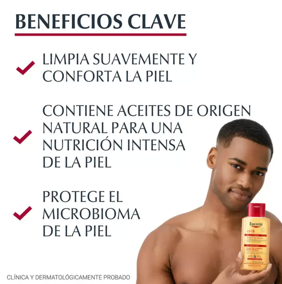 Eucerin Aceite de Ducha pH5 2 piezas de 200 ml - .