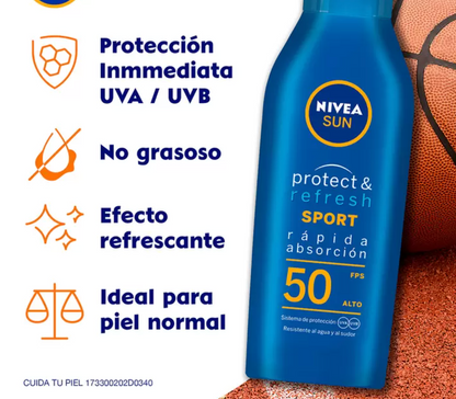Nivea Sport Protector Solar 2 pzas de 200 ml + Protector Solar Infantil de 150 ml - .