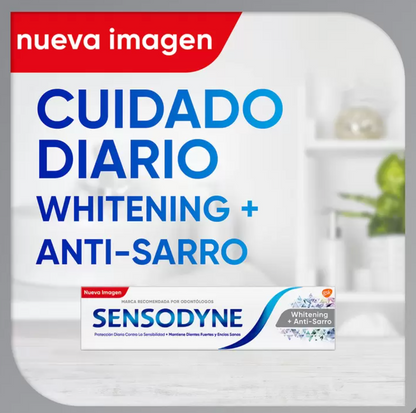 Sensodyne Pasta Dental Blanqueadora Antisarro 5 piezas de 113 grs - KOZ