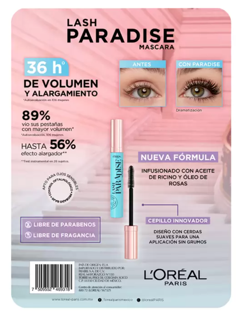 L'Oréal Mascara de Pestañas 2 piezas - .