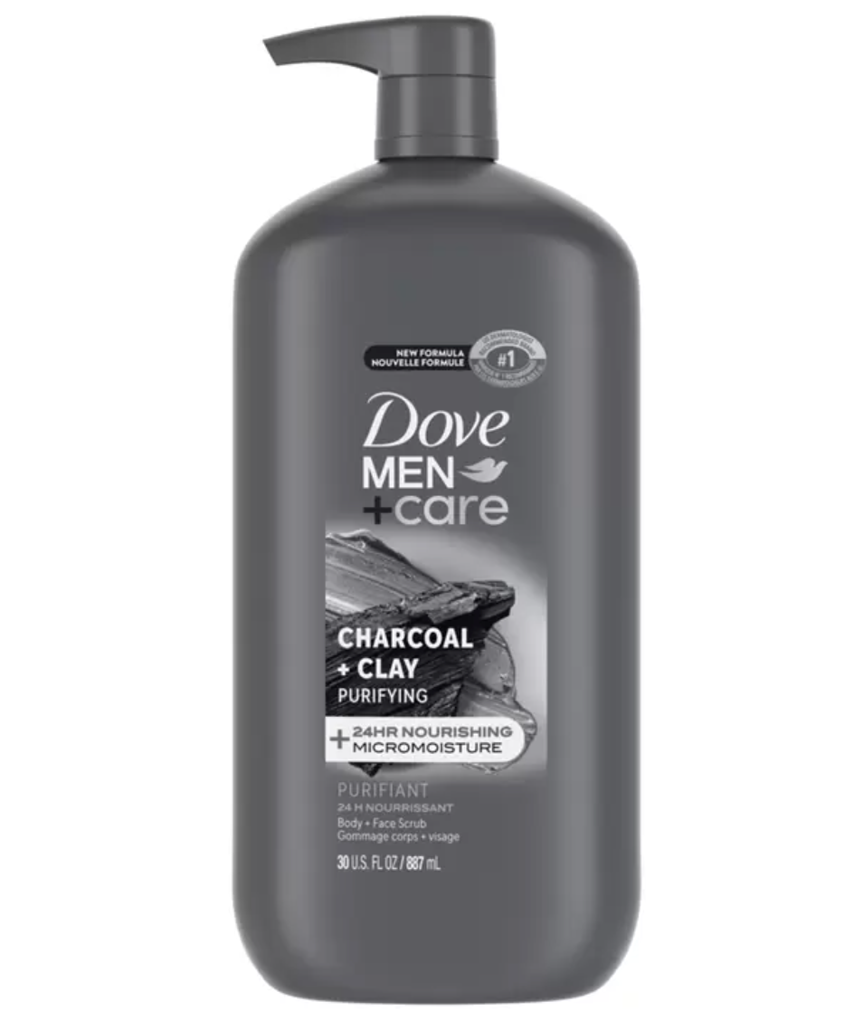 Dove Men Jabón Corporal y Facial Líquido Exfoliante 887 ml - KOZ