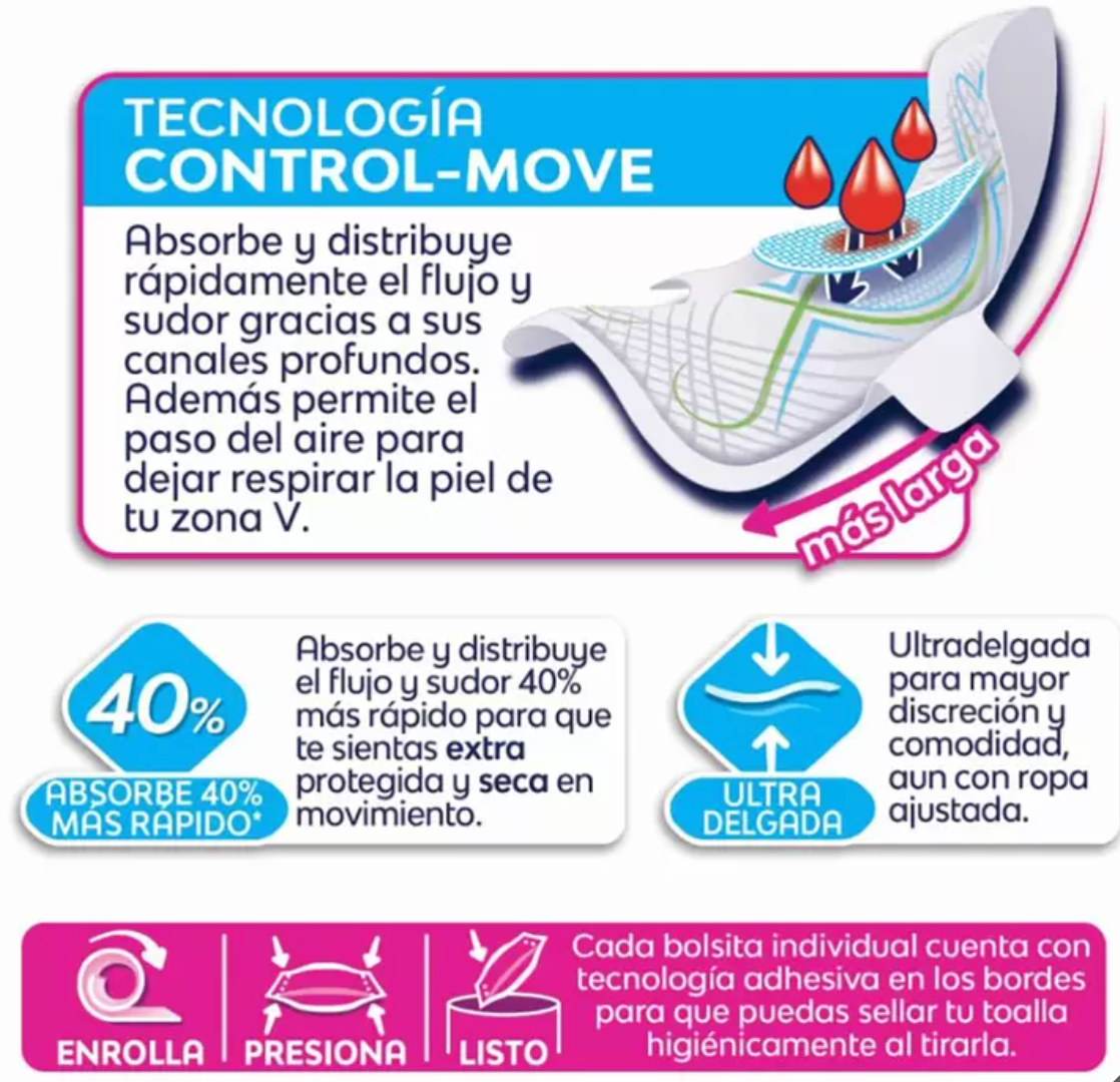 Saba V-Sport Toallas Femeninas Ultradelgadas 40 piezas - KOZ