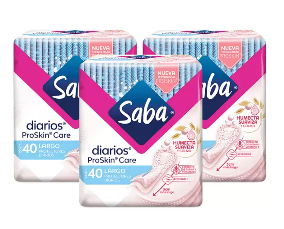 Saba Protectores Diarios 120 piezas - KOZ
