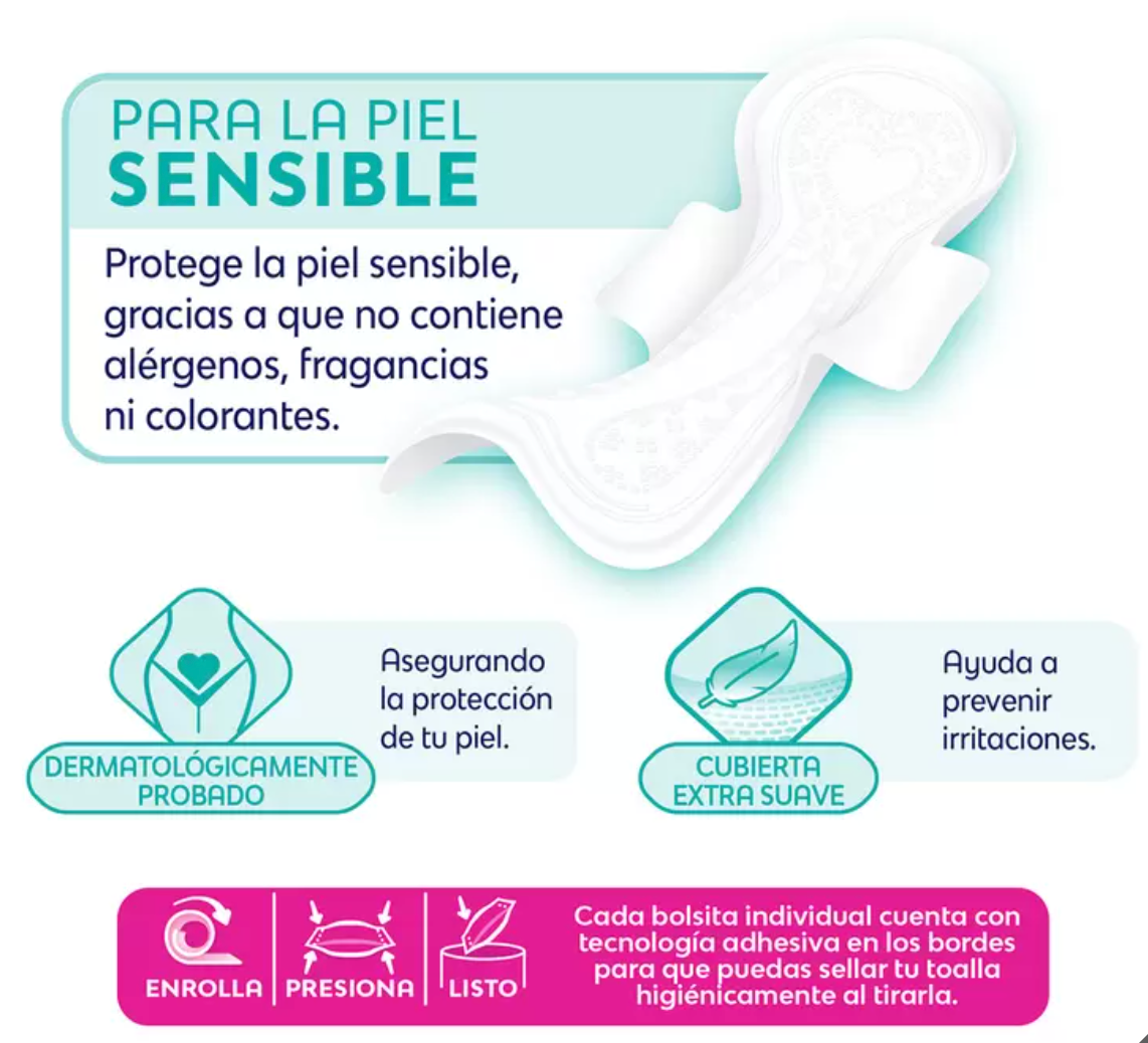 Saba Sensitiv Toallas Femeninas 80 piezas - KOZ