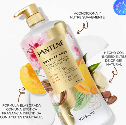 Acondicionador Pantene Apricot & Shea Butter Hidratante 1.13 L - .
