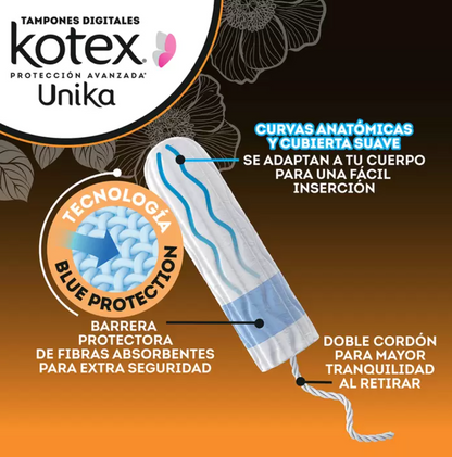 Kotex Tampones Digitales para Flujo Súper Abundante 108 piezas - KOZ