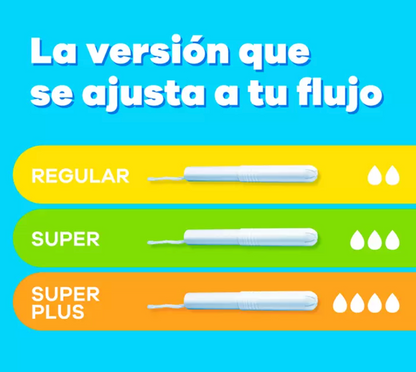Tampax Super Plus Tampones con Aplicador 50 piezas - KOZ