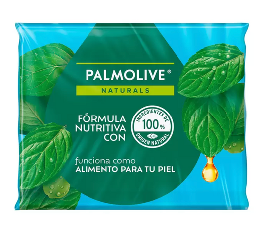 Palmolive Naturals Jabón en Barra de Menta y Eucalipto 14 piezas de 180 gr - .