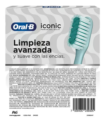 Oral-B Cepillos Dentales Iconic Premium 6 piezas - .