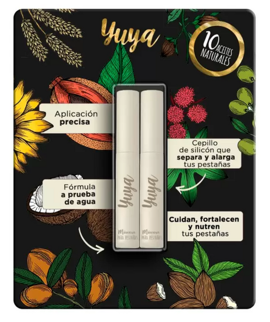 Yuya Mascara para Pestañas 2 piezas - .