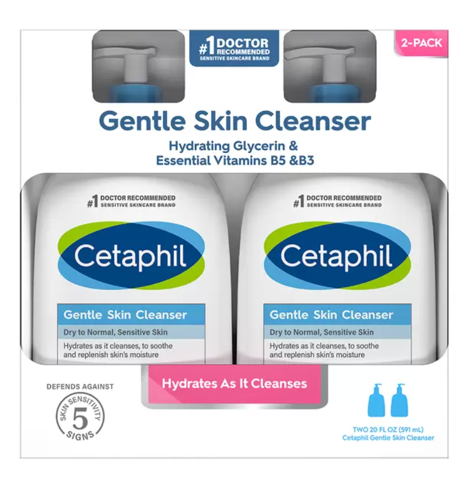 Cetaphil Loción Limpiadora 2 piezas de 591 ml - KOZ
