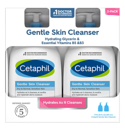 Cetaphil Loción Limpiadora 2 piezas de 591 ml - KOZ