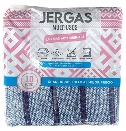 La Mascota Jergas Multiusos 10 piezas - KOZ