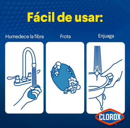 Clorox Esponjas Doble Uso 18 piezas - .