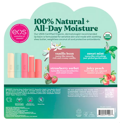 Eos Balsamo para labios Sticks 9 Piezas - KOZ