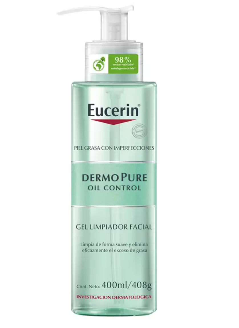 Eucerin DermoPure Gel Limpiador 2 piezas de 400 ml + 75 ml - KOZ