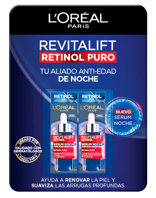 L'Oréal Paris Serum de Retinol 2 piezas - .