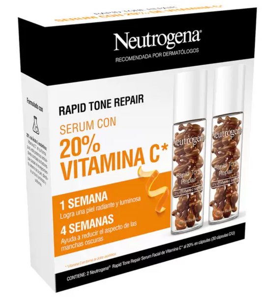Neutrogena Suero Facial de Vitamina C 60 cápsulas - KOZ