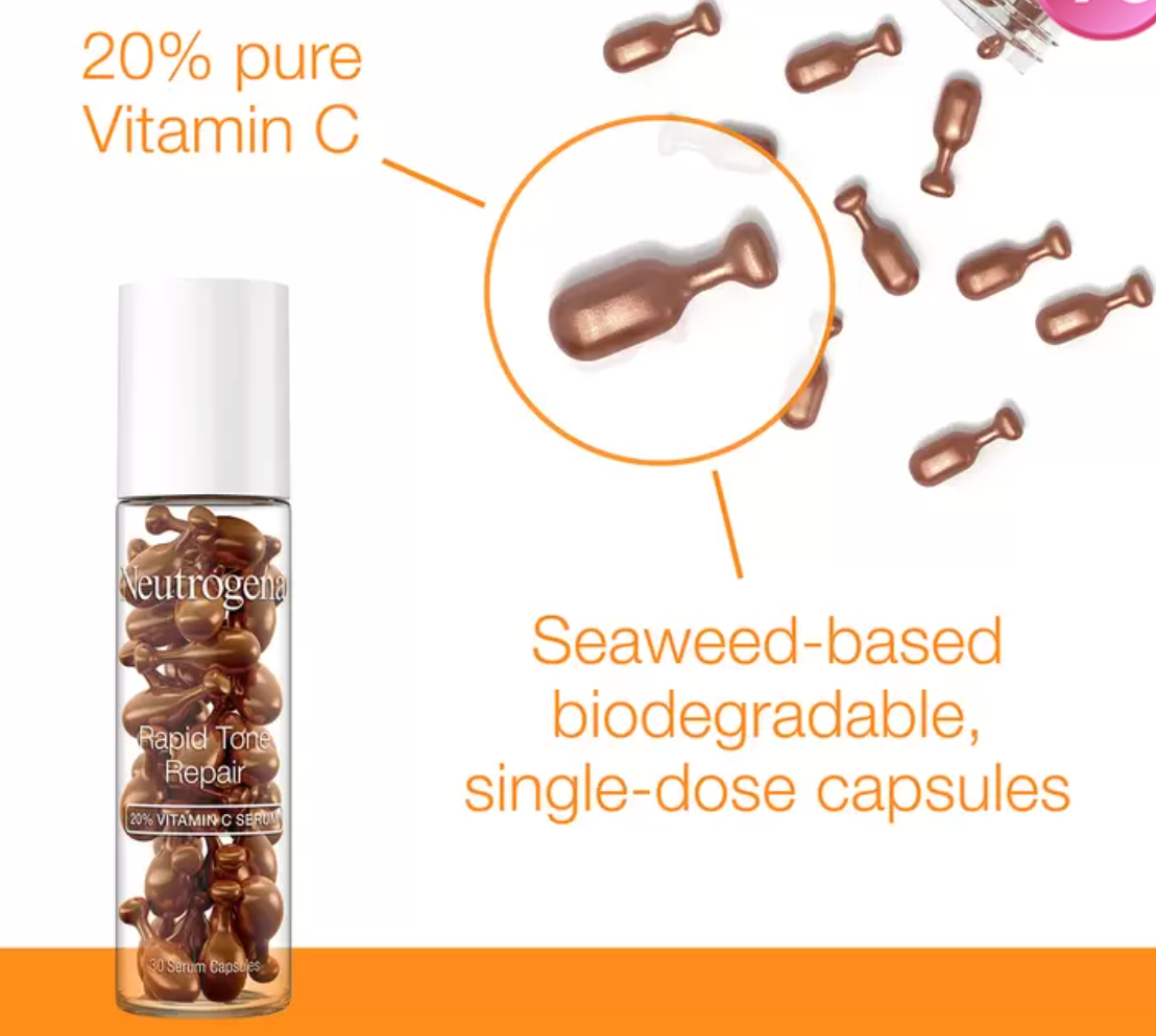 Neutrogena Suero Facial de Vitamina C 60 cápsulas - KOZ