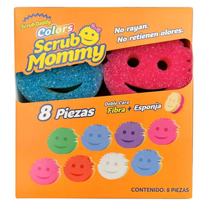 Scrub Mommy Fibras 8 piezas - KOZ