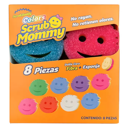 Scrub Mommy Fibras 8 piezas - KOZ