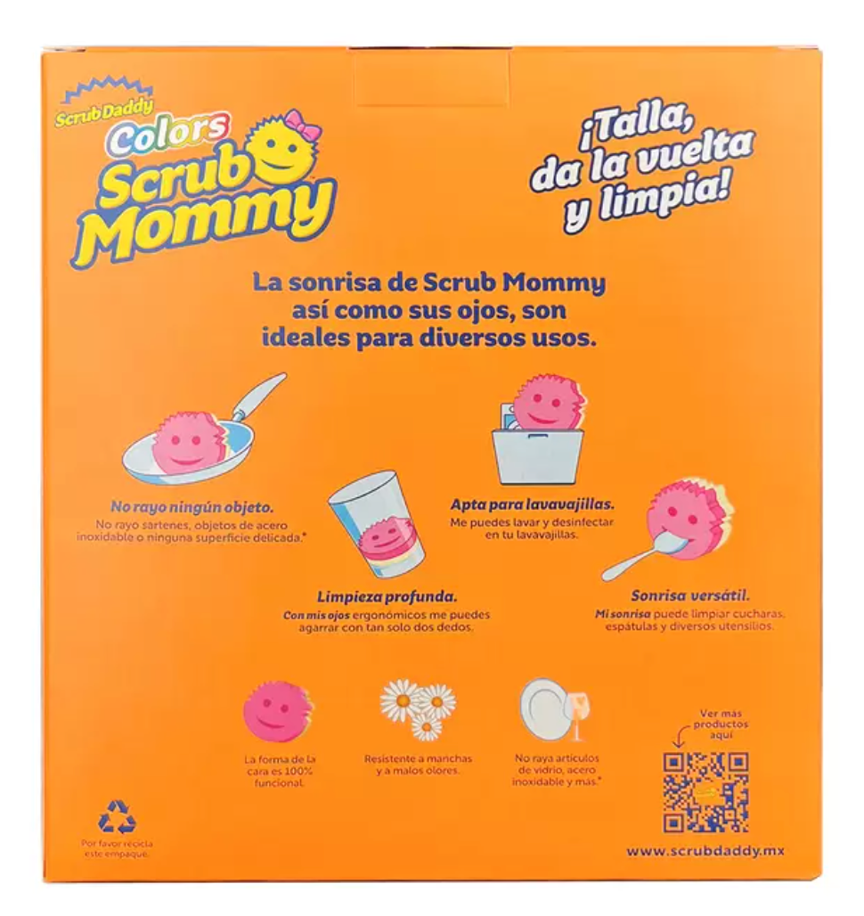 Scrub Mommy Fibras 8 piezas - KOZ