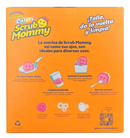 Scrub Mommy Fibras 8 piezas - KOZ