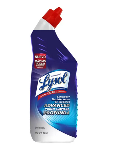 Lysol Advanced Limpiador Desinfectante para Inodoro 4 piezas de 750 ml - .