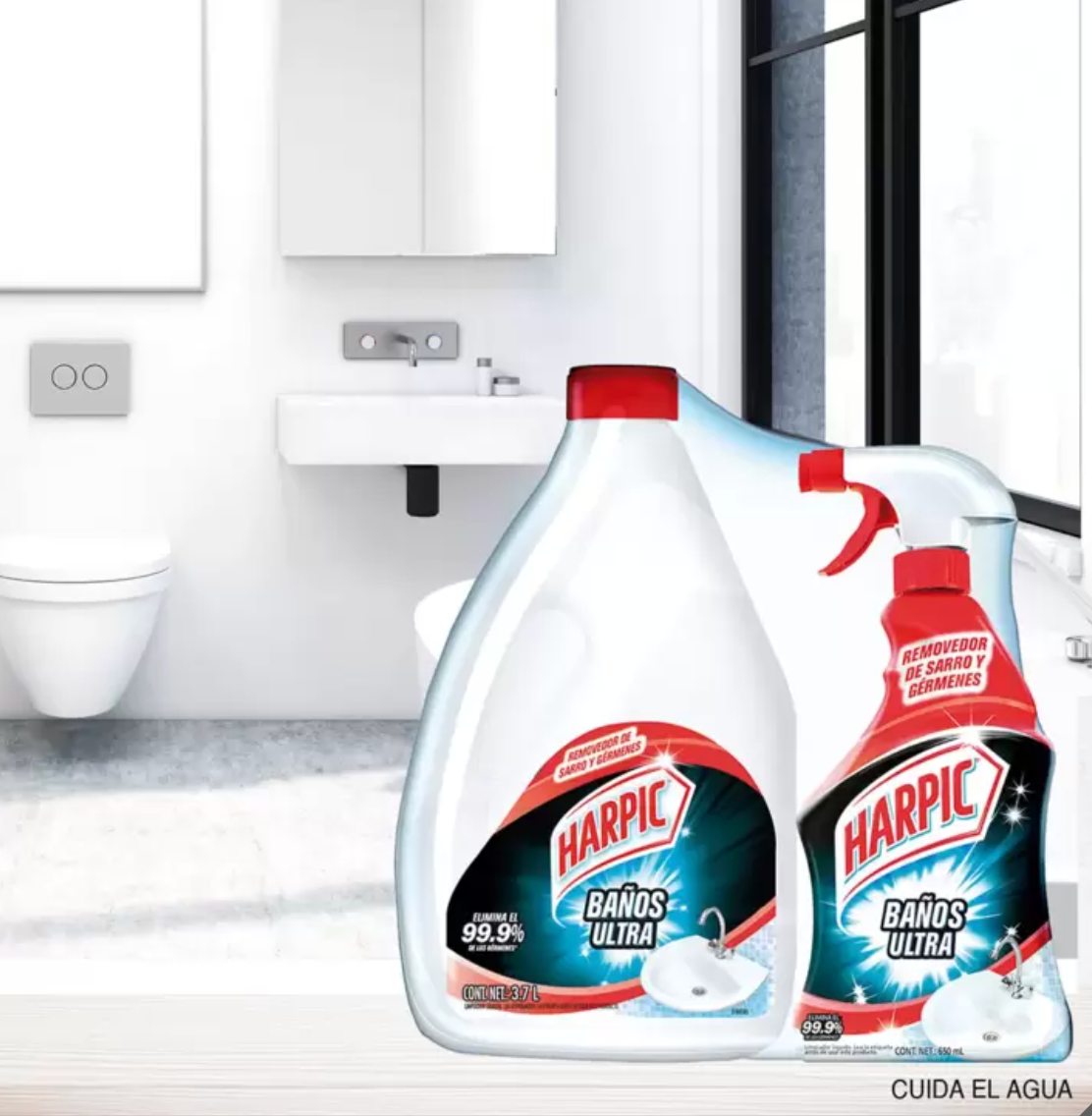 Harpic Líquido Limpiador para Baños Ultra 3.7 L - .