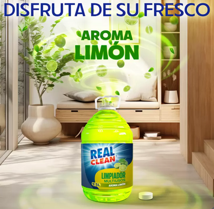 Real Clean Limpiador Multiusos Aroma Limón 5 L - .