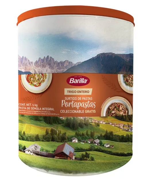 Barilla Surtido de Pastas de Trigo Entero 10 piezas - KOZ