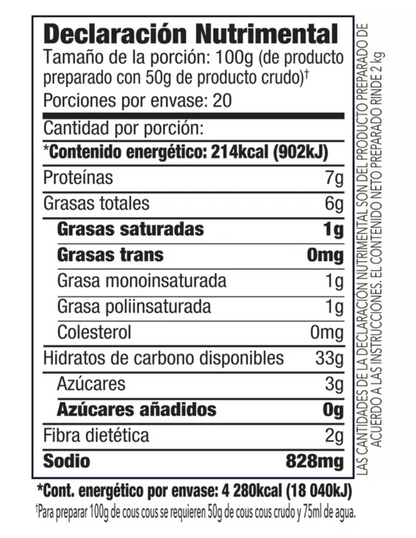Trevijano Cous Cous Marroquí 1 Kg - KOZ