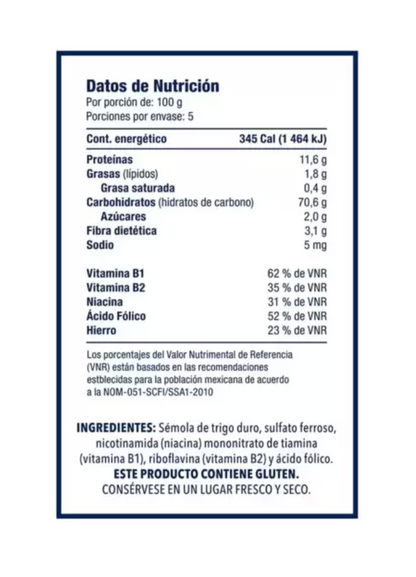 Barilla Surtido de Pastas Cortas 8 pzas de 500 grs - KOZ