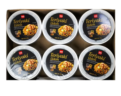 Teriyaki Udon Fideos Instantáneos 6 pzs de 219 grs - KOZ