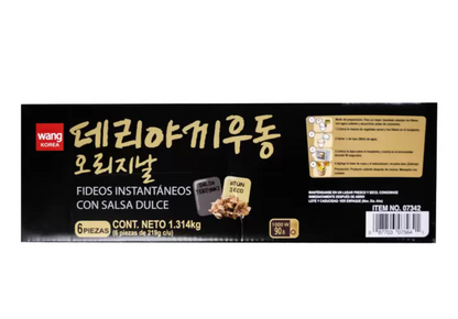 Teriyaki Udon Fideos Instantáneos 6 pzs de 219 grs - KOZ