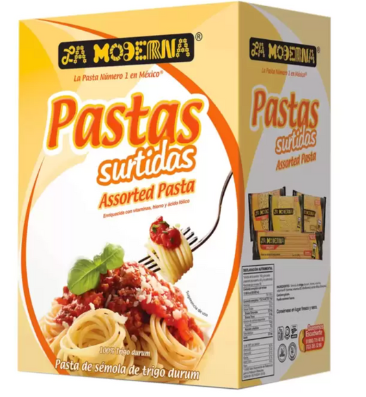 La Moderna Pastas Surtidas 20 piezas de 200 gr - .